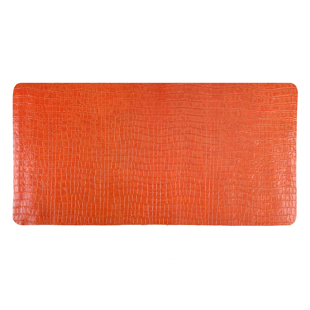 Tapetes de piel para computadora- naranja