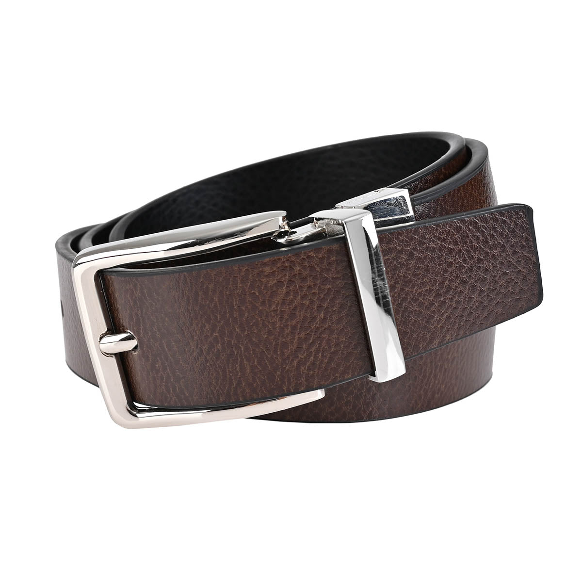 Cinturón de Piel Reversible (Café-Negro)
