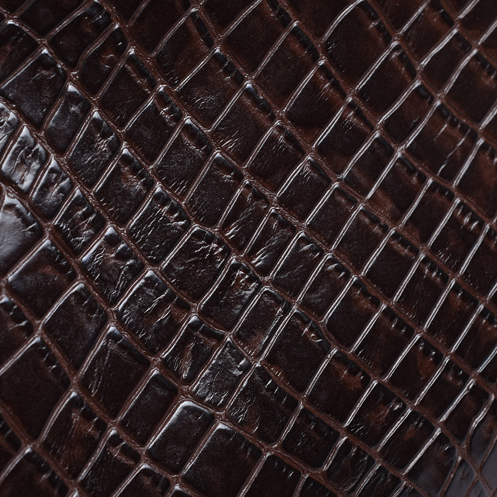 Tapete de piel para computadora- chocolate
