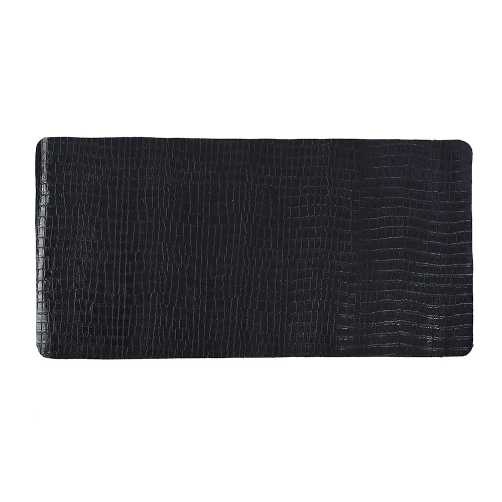 Tapetes de piel para computadora- negro