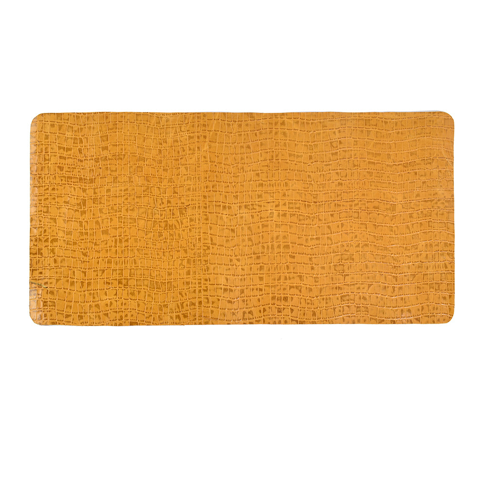 Tapetes de piel para computadora- oro