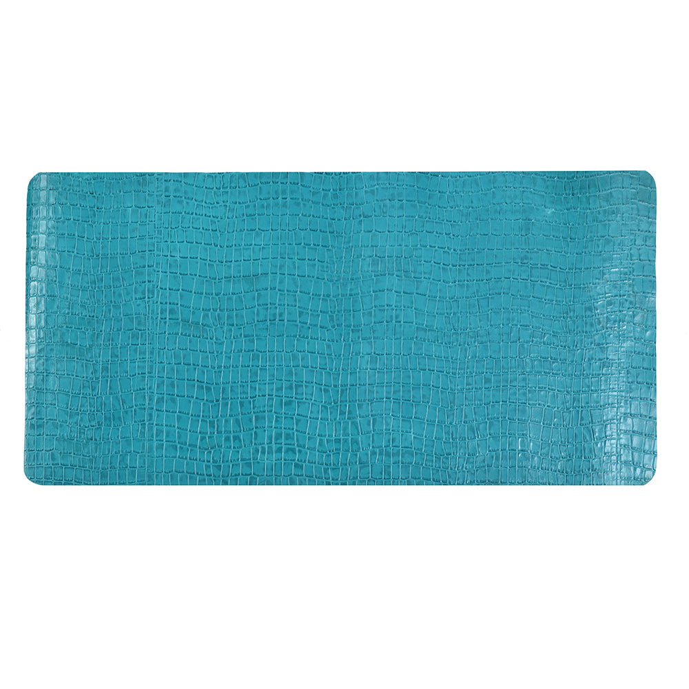 Tapetes de piel para computadora- turquesa